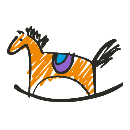 Rocking Horse transparent background